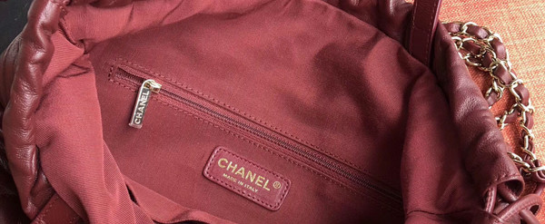 Chanel Shopping Bag SS2019 Bordeaux