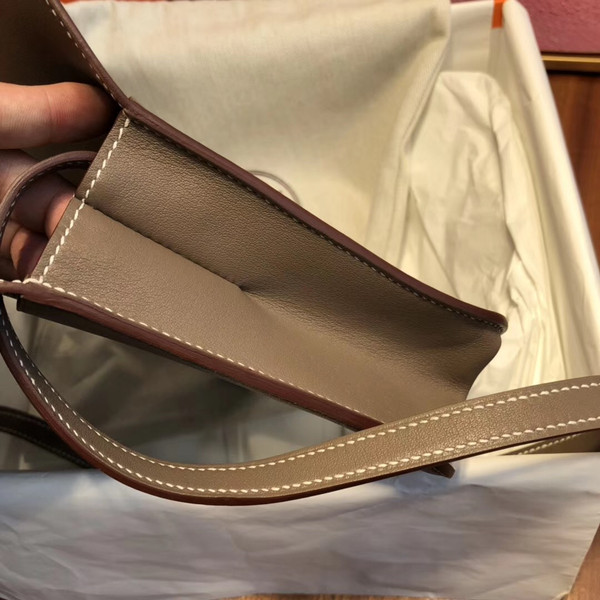 Hermes Etoupe Halzan mini bag