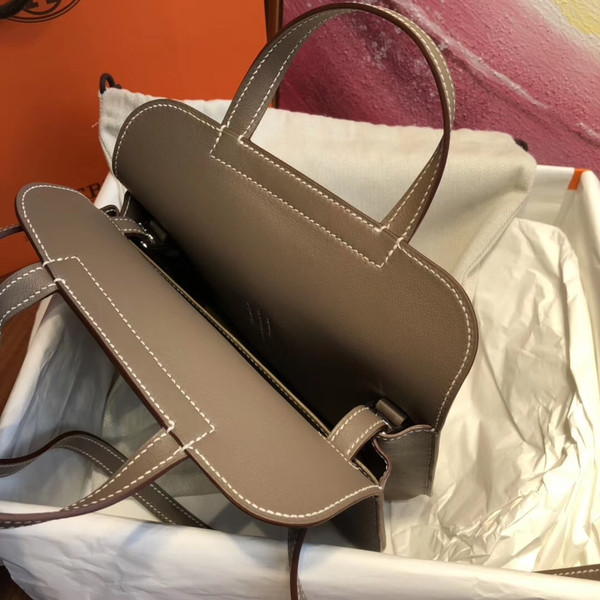 Hermes Etoupe Halzan mini bag