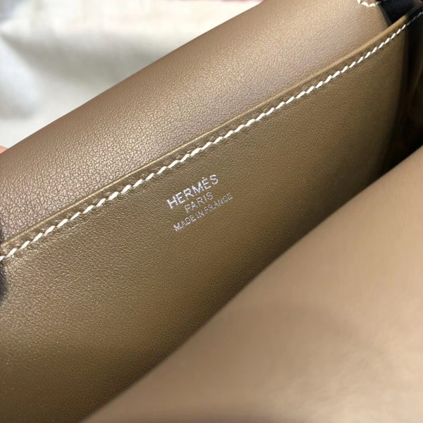 Hermes Etoupe Halzan mini bag