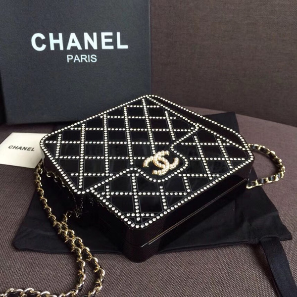 Chanel Limited Edition Metiers D'art 2016/17  Resin/Strass/Pearls Evening Bag