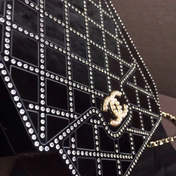Chanel Limited Edition Metiers D'art 2016/17  Resin/Strass/Pearls Evening Bag