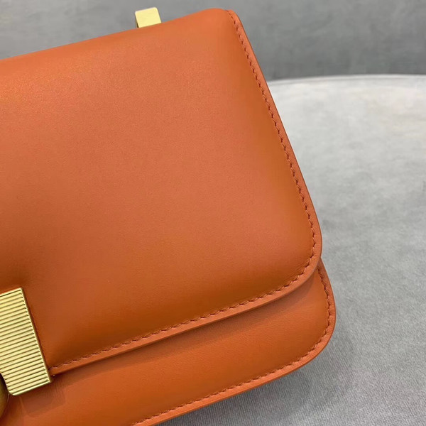 Bottega Veneta BV CLASSIC BAG IN FRENCH CALFSKIN Burned Orange