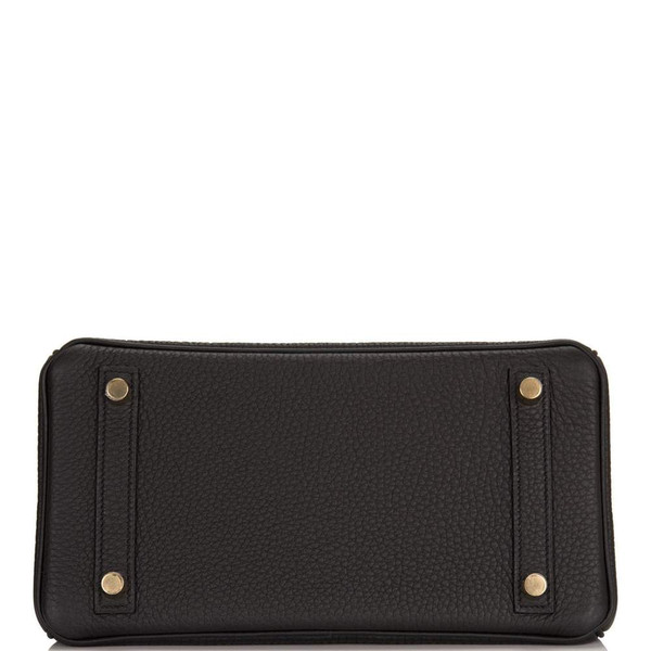 Hermès Black Matte Alligator/Togo Birkin Touch 25cm Gold Hardware