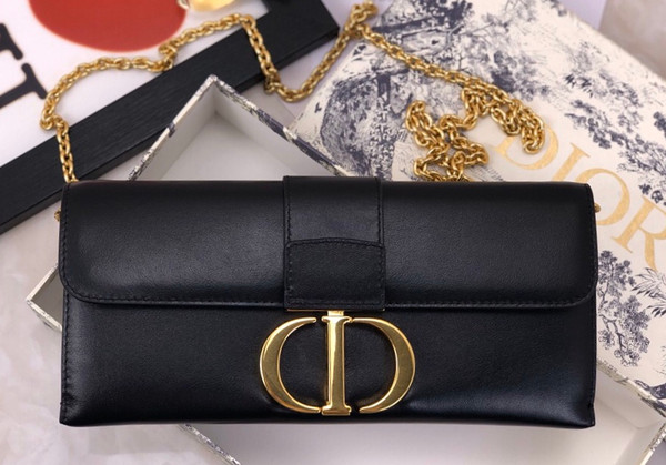Christian Dior 30 MONTAIGNE LAMBSKIN CLUTCH BAG