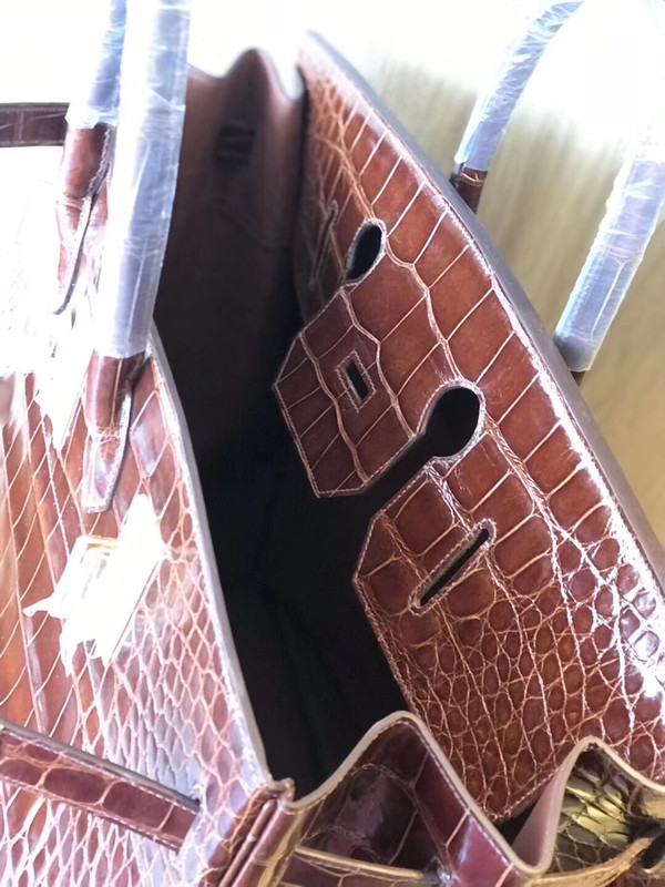 Hermes Birkin 50 HAC Alligator Gold Hardware