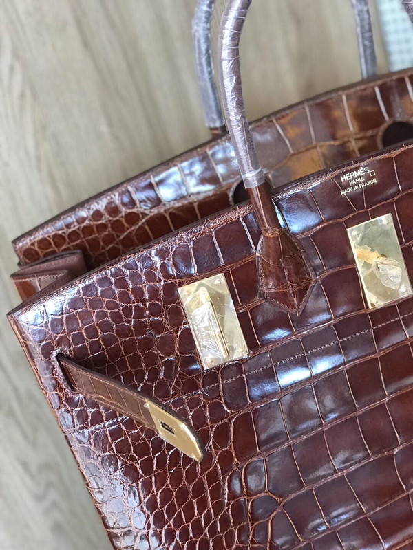 Hermes Birkin 50 HAC Alligator Gold Hardware
