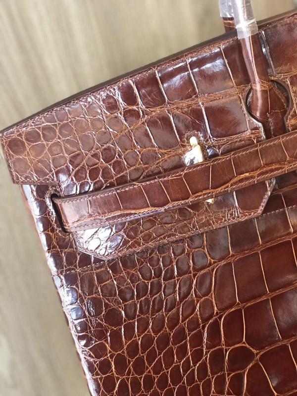 Hermes Birkin 50 HAC Alligator Gold Hardware