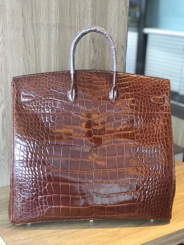Hermes Birkin 50 HAC Alligator Gold Hardware