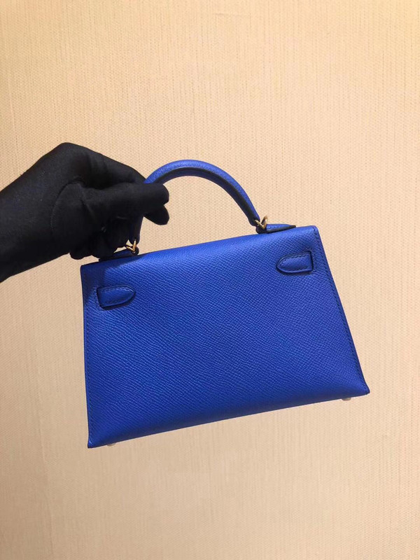 Hermes Zellige Mini Kelly II 20 Epsom Gold Hardware