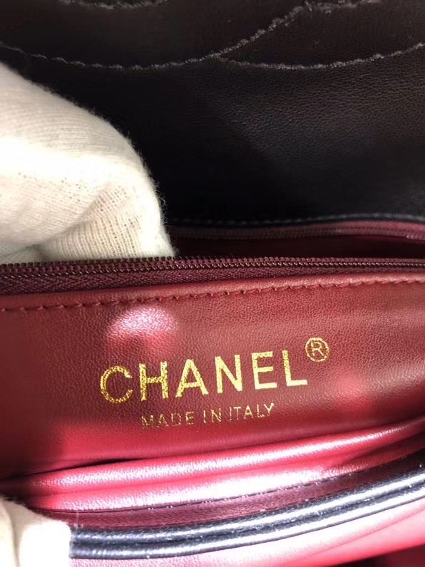 Chanel Small Flap Bag With Top Handle A92236 Black