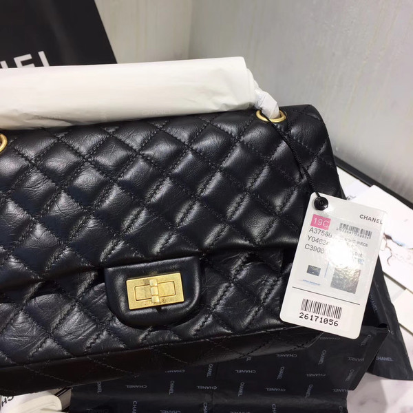 Chanel  Aged Calfskin 2.55 Handbag  GHW A37586
