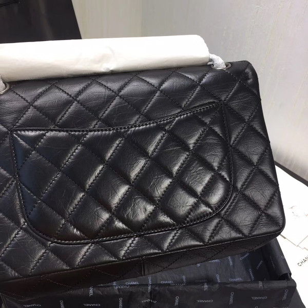 Chanel Large Aged Calfskin  2.55 Handbag SHW