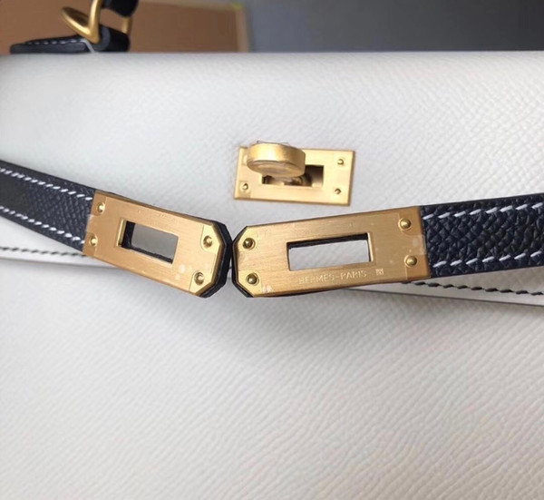 Hermes Special Order Bi-colours Kelly 25 cm Epsom Gold Hardware