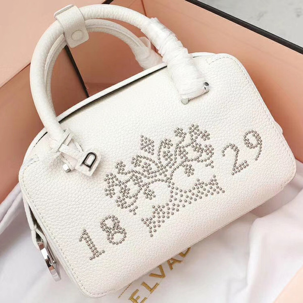 Delvaux  Limited Edition Cool Box Mini Studs White