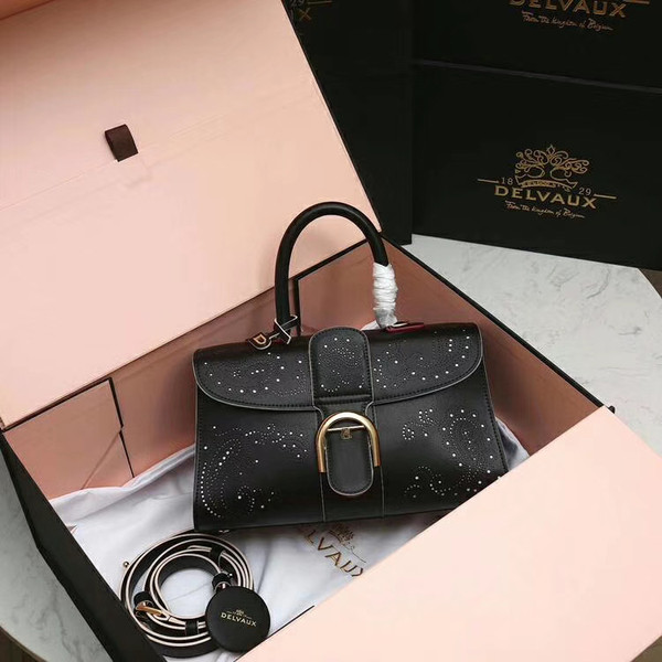 Delvaux Le Brilliant East/West mini Cashmere bag Black
