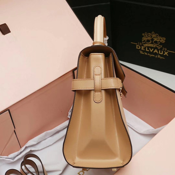 DELVAUX Tempête MM Box Leather Satchel Bi-coloured