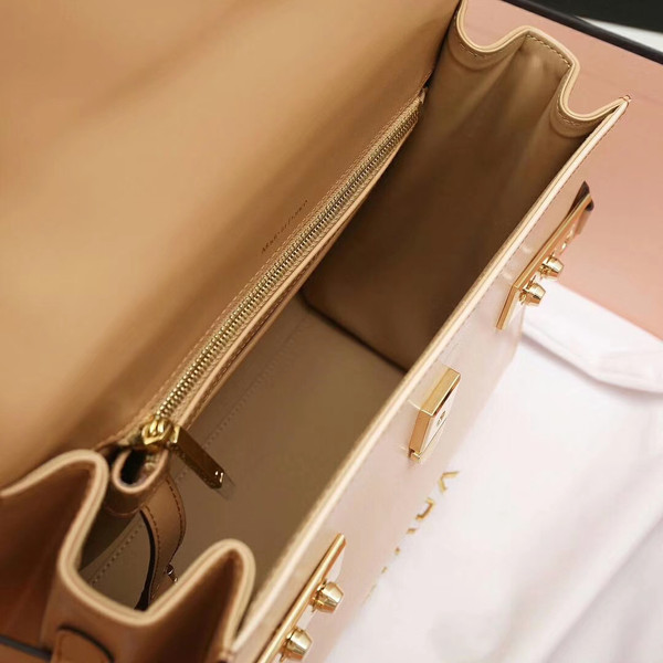 DELVAUX Tempête MM Box Leather Satchel Bi-coloured