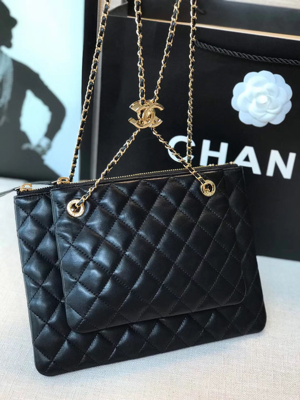 Chanel Clutch With Chain Black
