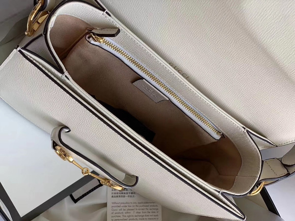 Gucci 1955 Horsebit shoulder bag White