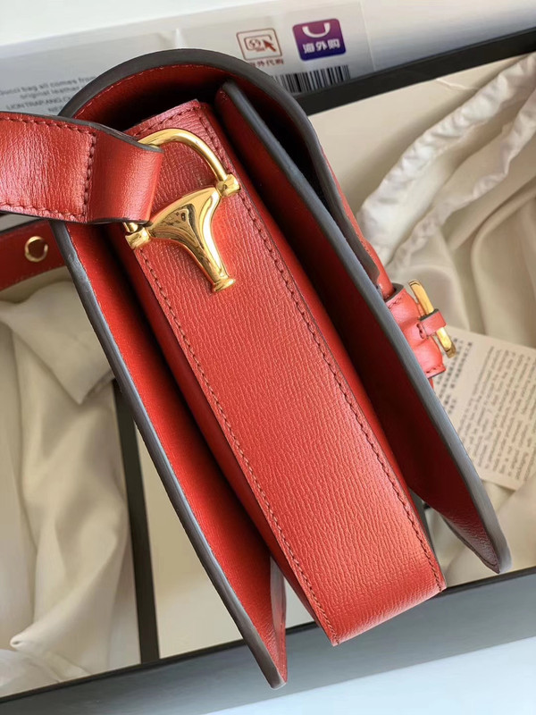 Gucci 1955 Horsebit shoulder bag Red