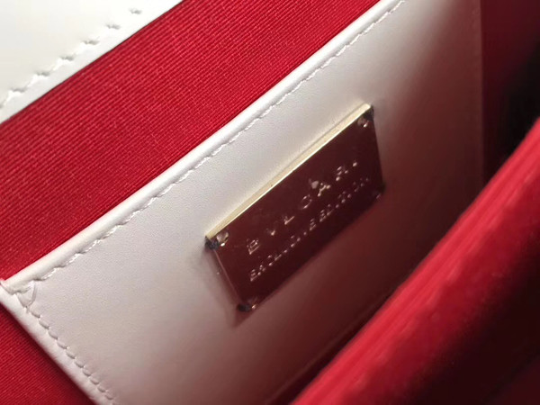 BVLGARI Limited Edition Serpenti Forever leather shoulder bag Red