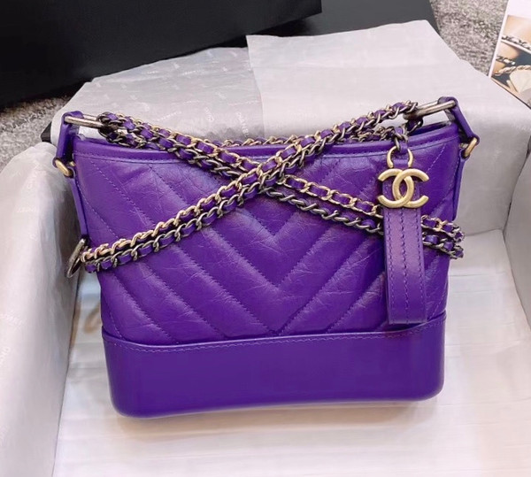 CHANEL'S Purple GABRIELLE Small Hobo Bag
