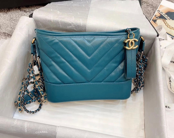 CHANEL'S Green GABRIELLE Small Hobo Bag