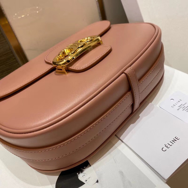 Celine MEDIUM CHAIN MAILLON TRIOMPHE BAG ANTIQUE ROSE
