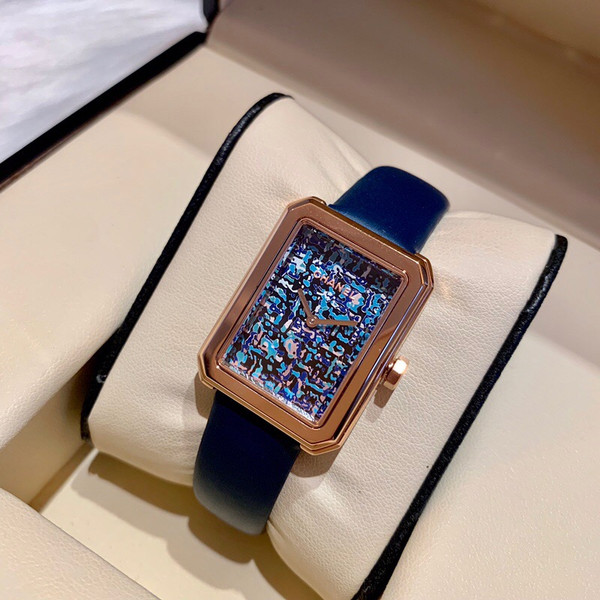 Chanel Limited Edition boy·friend tweed watch H6129 Blue