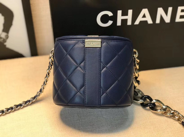 Chanel Vanity Case AS1355 Navy