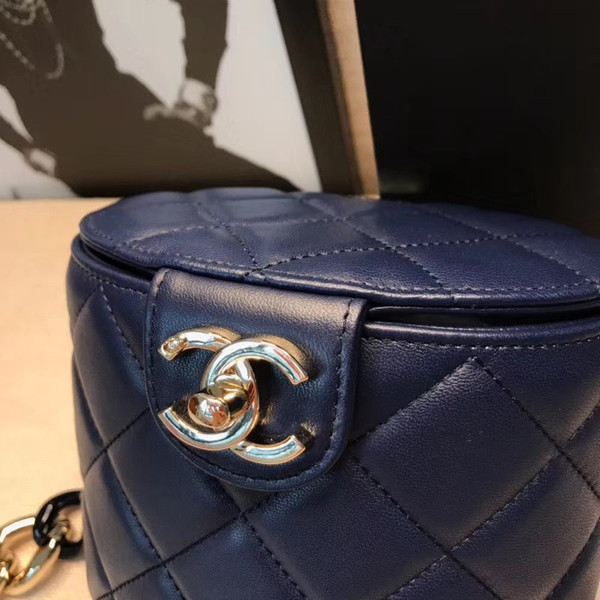 Chanel Vanity Case AS1355 Navy