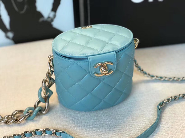 Chanel Vanity Case AS1355 Blue