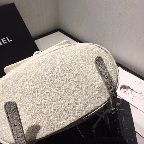 Chanel DUMA LEATHER BACKPACK WHITE