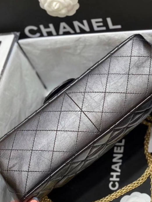 Chanel Reissue large 2.55 handbag with Gold Hardware