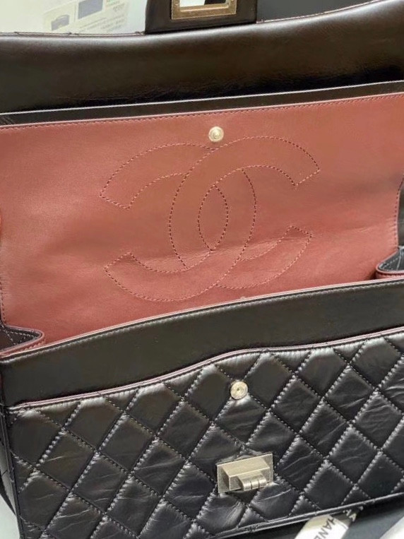 Chanel Reissue large 2.55 handbag with Silver Hardware