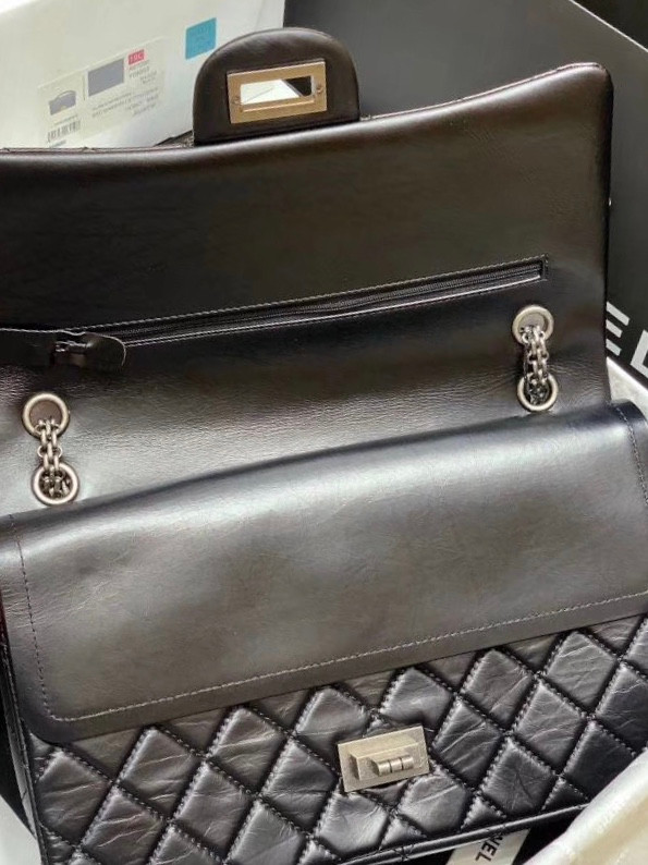 Chanel Reissue large 2.55 handbag with Silver Hardware