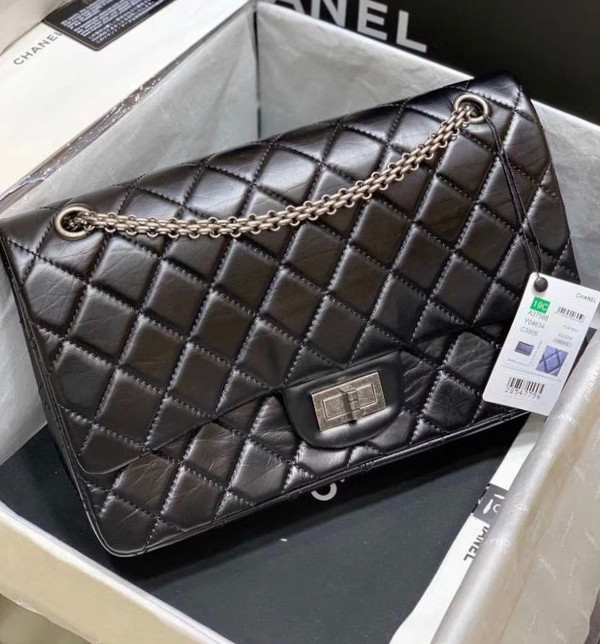 Chanel Reissue large 2.55 handbag with Silver Hardware