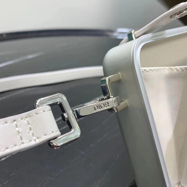 Christian Dior Gray DIOR AND RIMOWA PERSONAL CLUTCH IN ALUMINUM AND GRAINED CALFSKIN