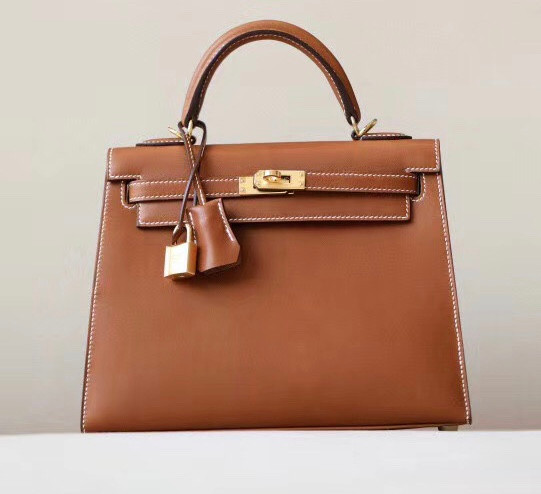 Hermès Barenia Gold  Kelly 25 Gold Hardware