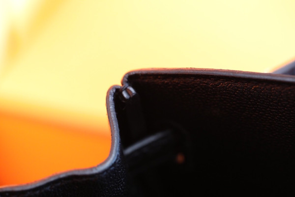 HERMÈS Black Alligator Birkin 40 Palladium Hardware