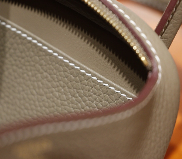 Hermes Mini Lindy 20cm Bag Etopue Togo Leather Gold Hardware