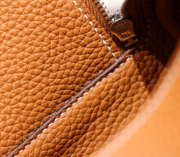 Hermes Mini Lindy 20cm Bag Gold CK37 Togo Leather Palladium  Hardware