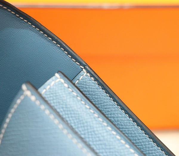 Hermes Blue Jean Constance 24 Epsom bag with palladium Hardwares