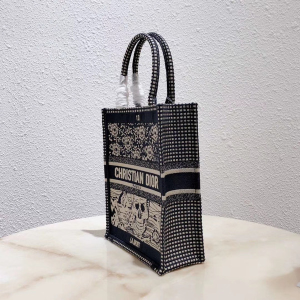 Christian Dior MULTICOLOR TAROT SOLEIL EMBROIDERED VERTICAL DIOR BOOK TOTE 13
