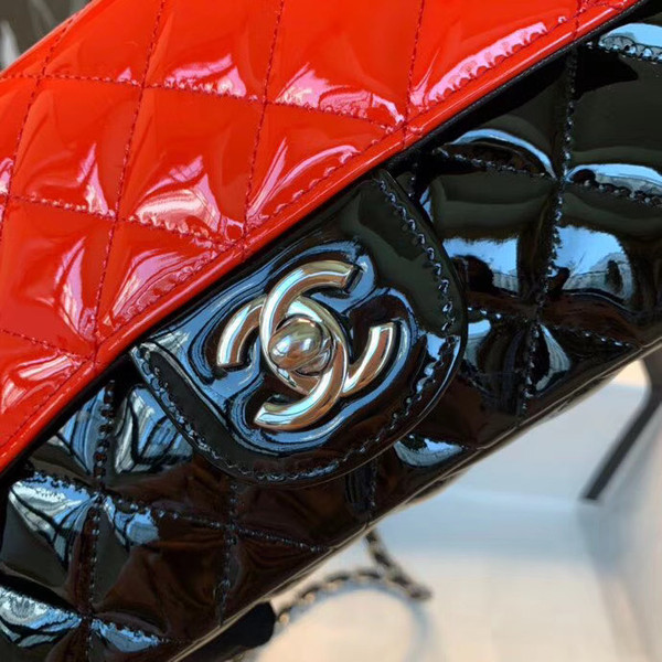 Chanel Patent Classic Handbag