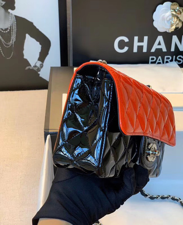 Chanel Patent Classic Handbag