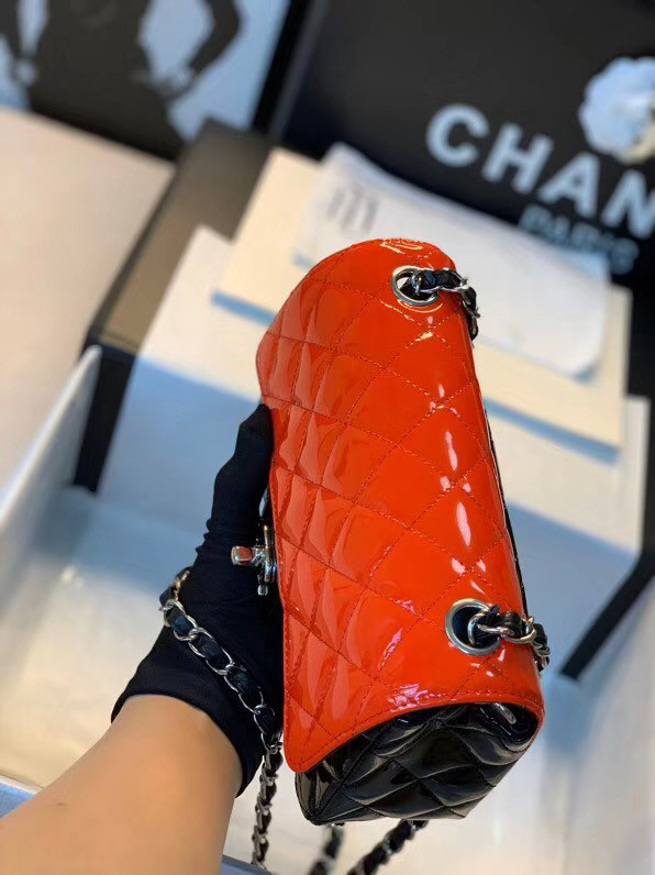 Chanel Patent Classic Handbag