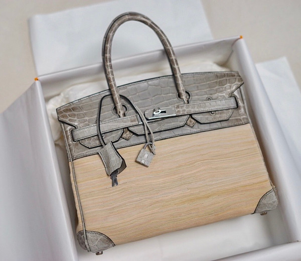 Hermes Niloticus Crocodile  Vibrato Leather BIRKIN 30CM Multiple color I