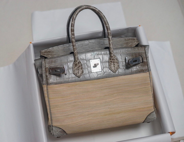 Hermes Niloticus Crocodile  Vibrato Leather BIRKIN 30CM Multiple color I